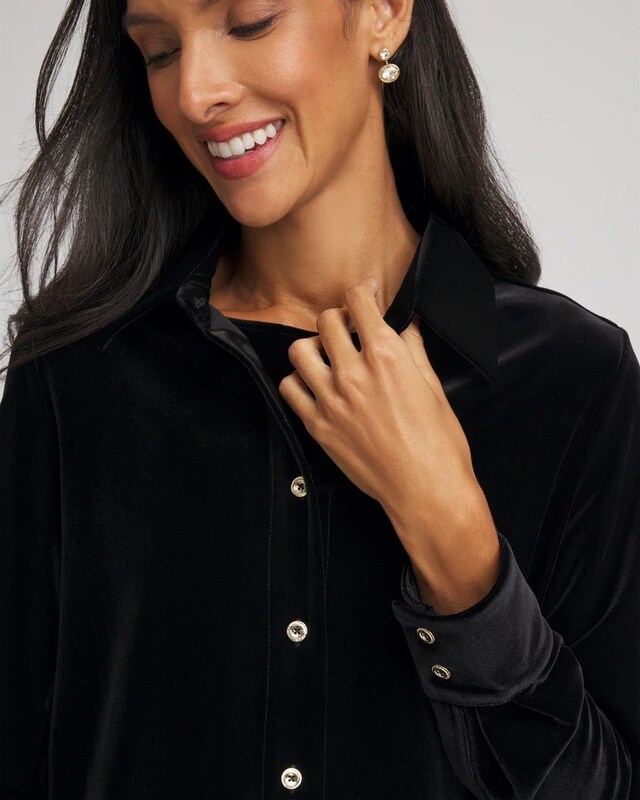 Travelers Velvet Button-Down Shirt - image 4